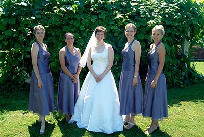 Bridal Party Outdoors